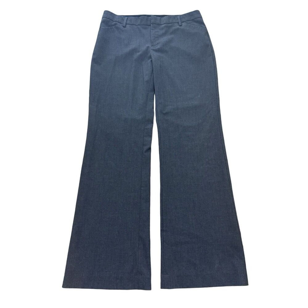 Gap Dark Gray plaid Perfect Trouser Bootcut Leg Womens Dress Pants -‎ Size 8R
